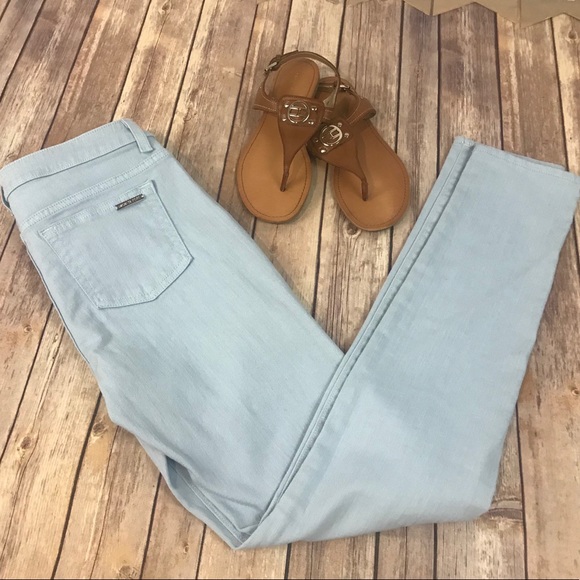 Michael Kors Powder Blue Skinny Jeans - Picture 4 of 7